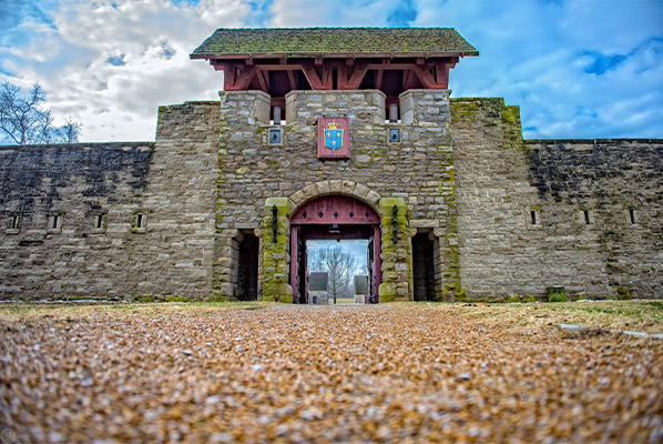Fort de Chartres in Prairie du Rocher