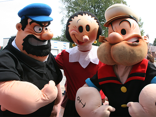 Popeye Picnic on the Popeye Character Trail in Chester, IL