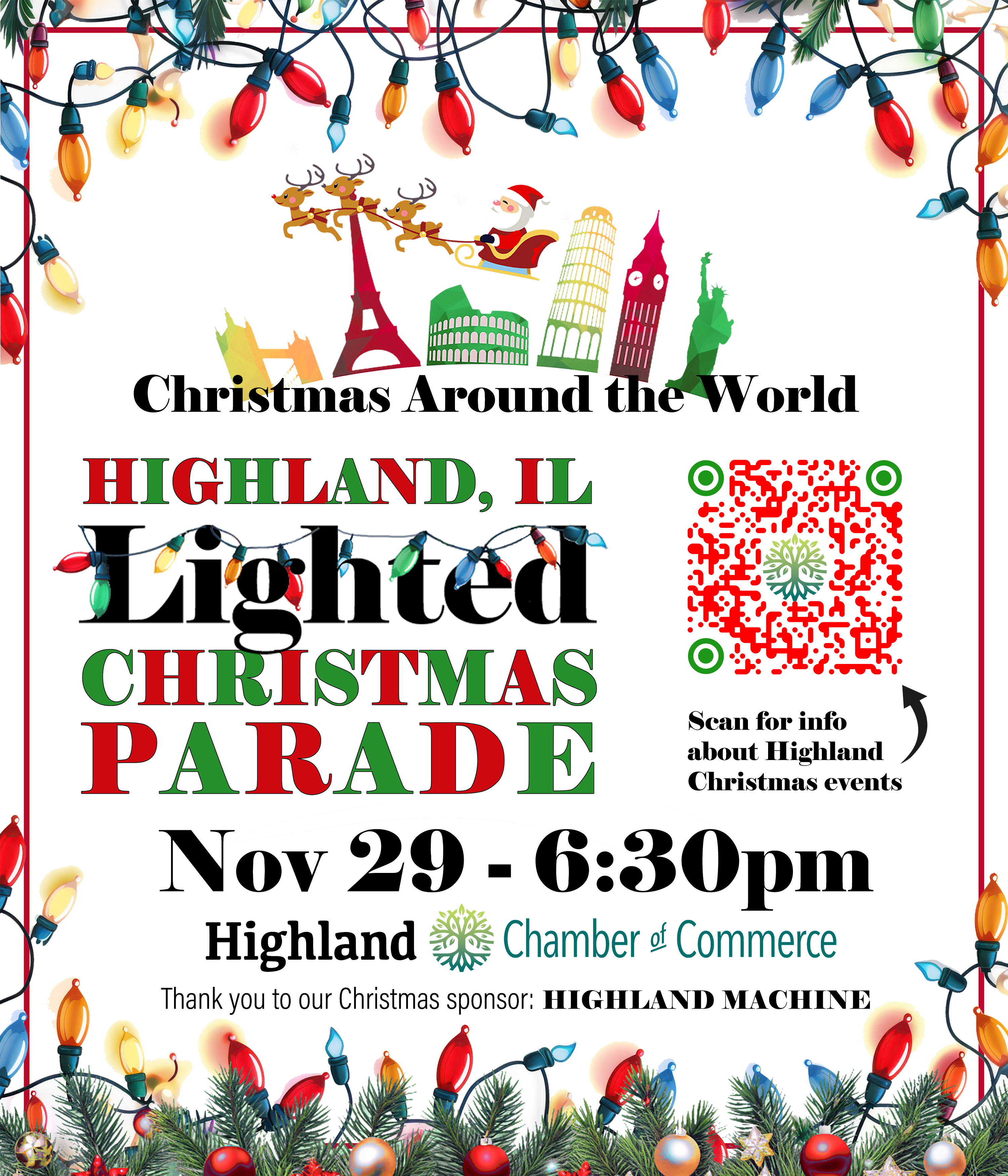 Annual Lighted Christmas Parade - Highland Chamber of Commerce