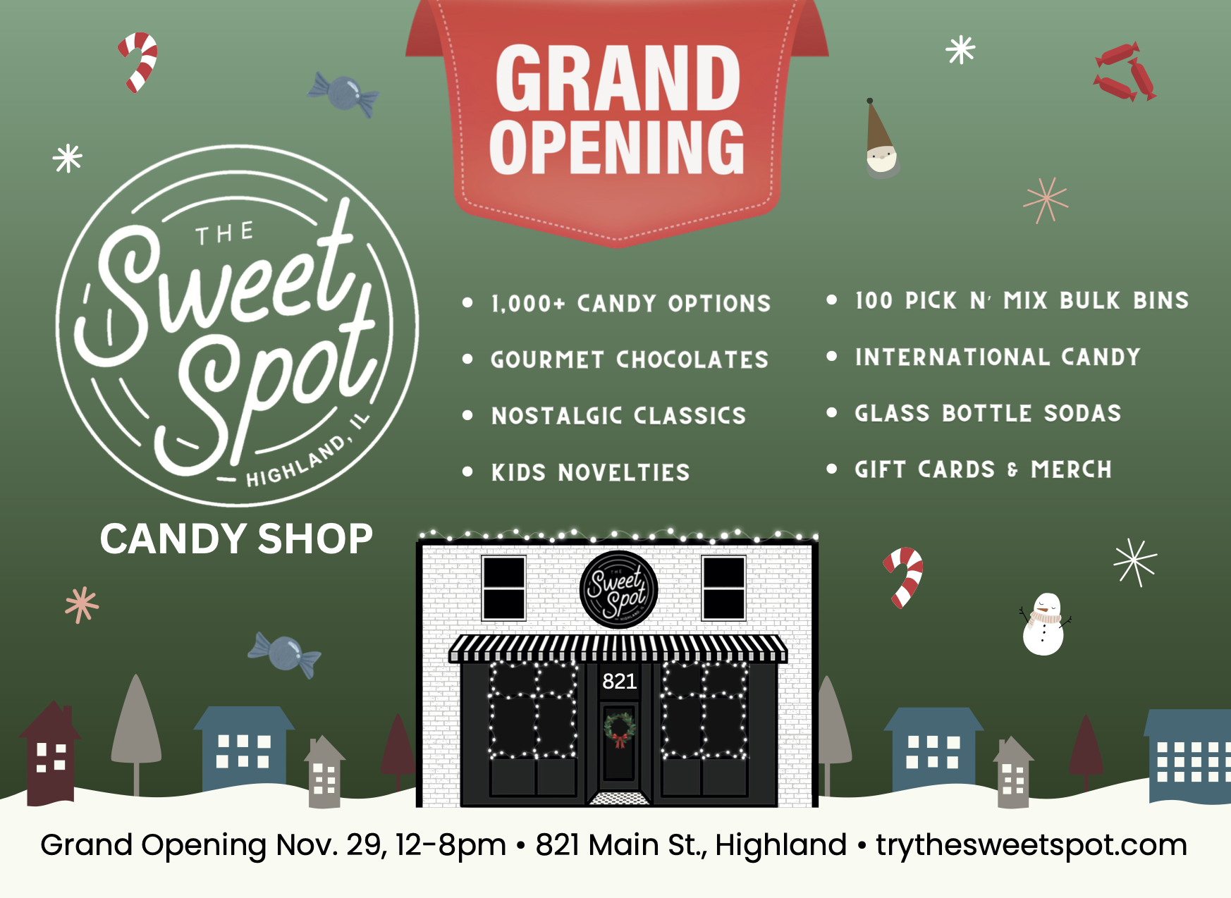 Grand Opening of The Sweet Spot Highland Candy Shop